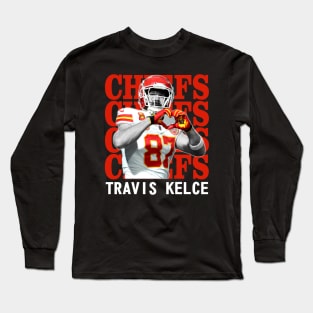 Kansas City Chiefs Travis Kelce 87 Long Sleeve T-Shirt